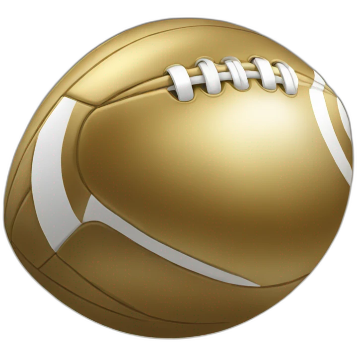 gold ball football emoji