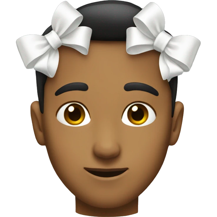 white bow emoji