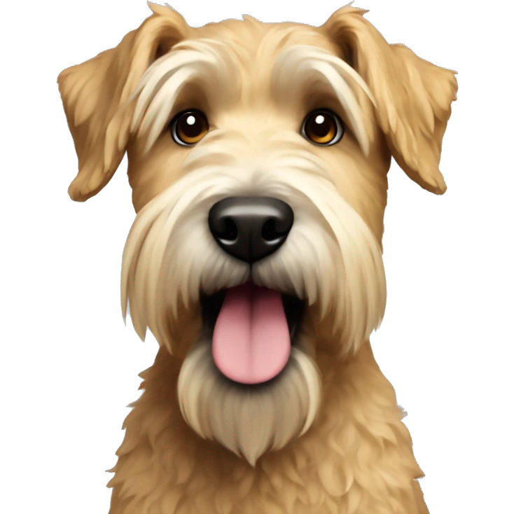 Wheaten terrier dog emoji