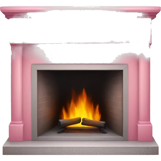 pink fireplace emoji