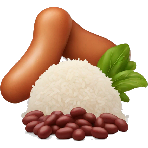 Red Beans and Rice with Chicken emoji