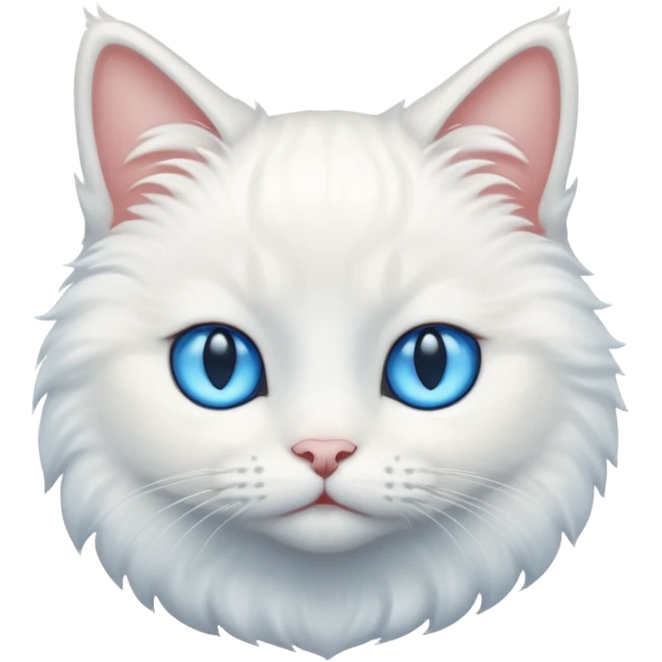  Cat white emoji