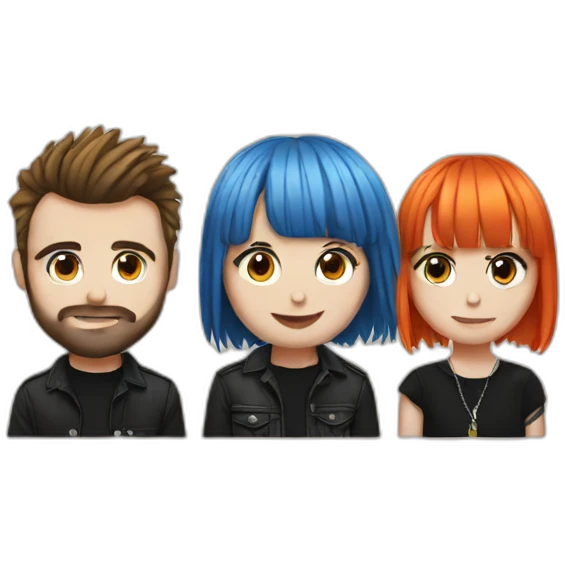 Paramore trio emoji