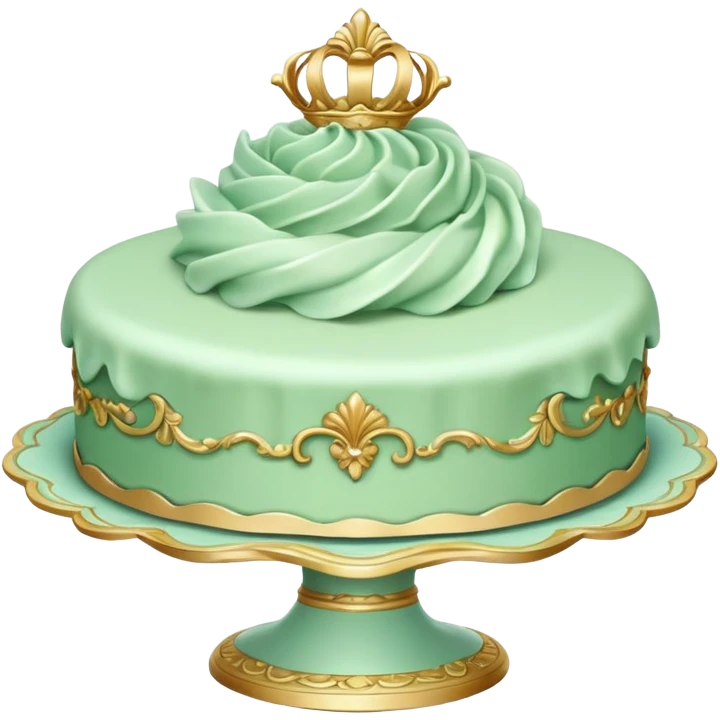 rococo regency green dessert emoji