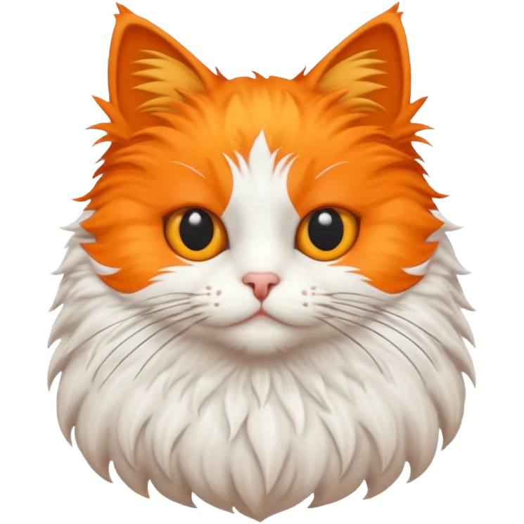 a cat in a bird shape emoji