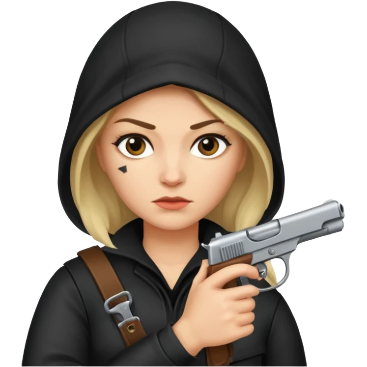Female robber  emoji