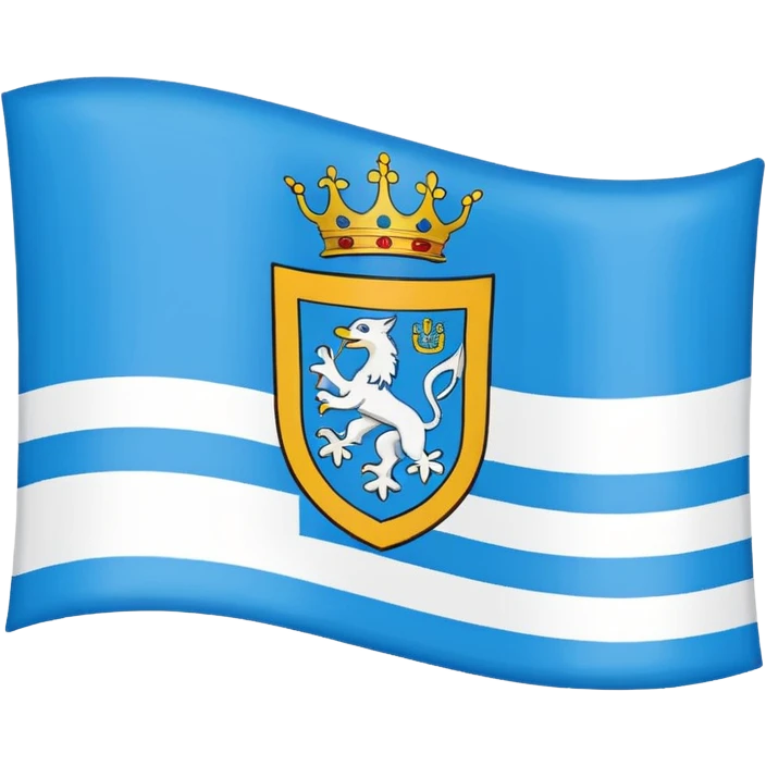 Bandera de Galicia emoji