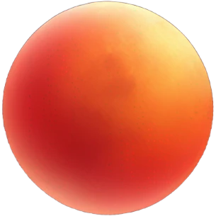 Red moon emoji