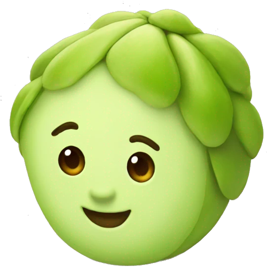 pistachio green emoji