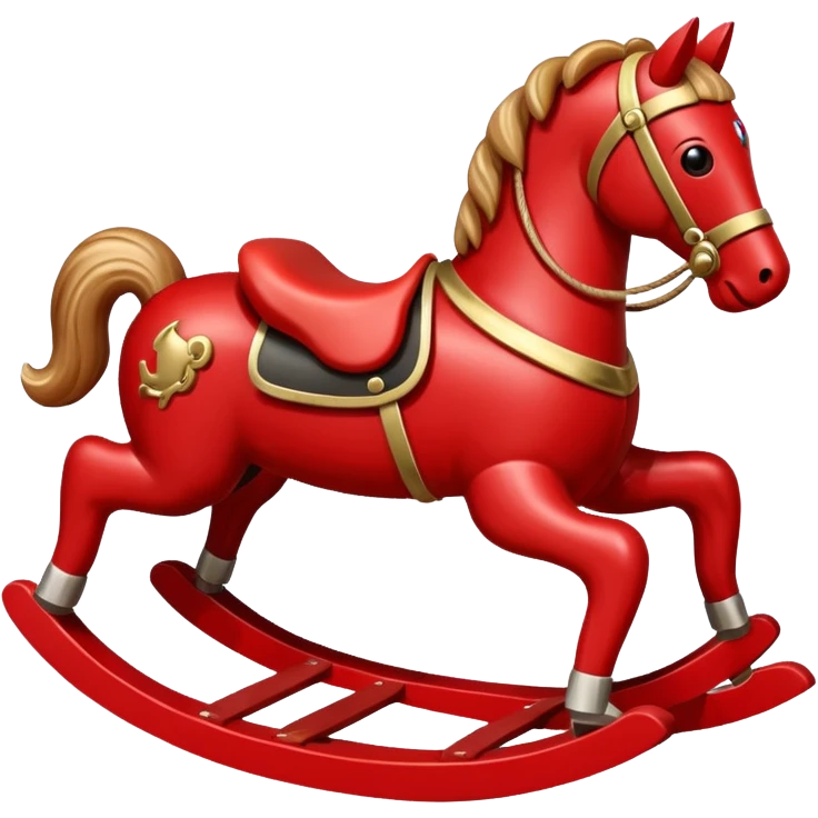 red Rocking Horse emoji