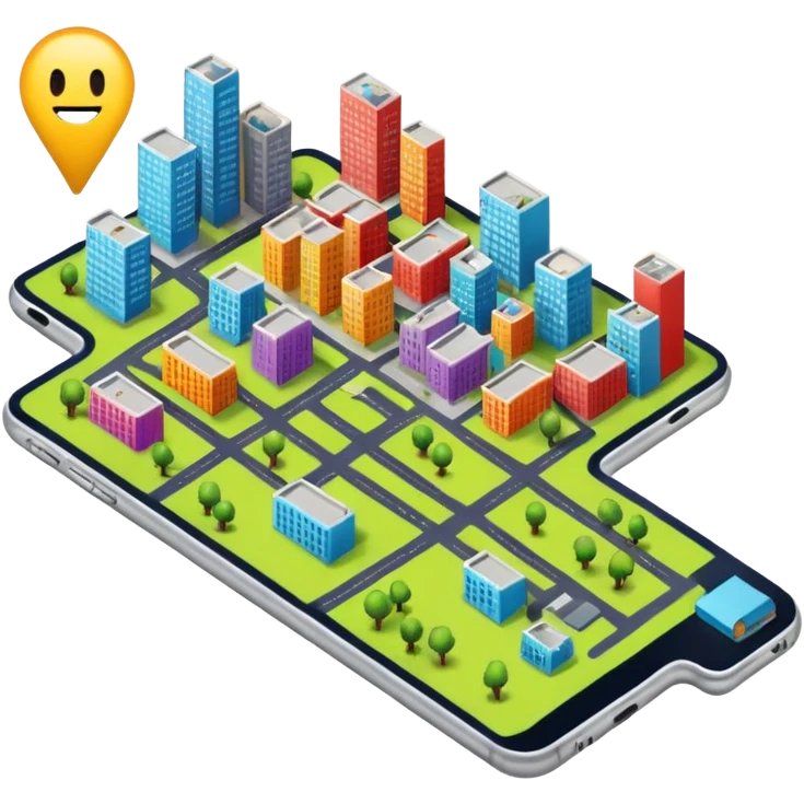 Карту граффити emoji