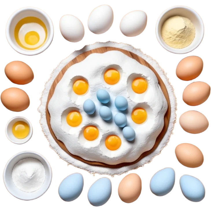 aethetic baking ingredients emoji