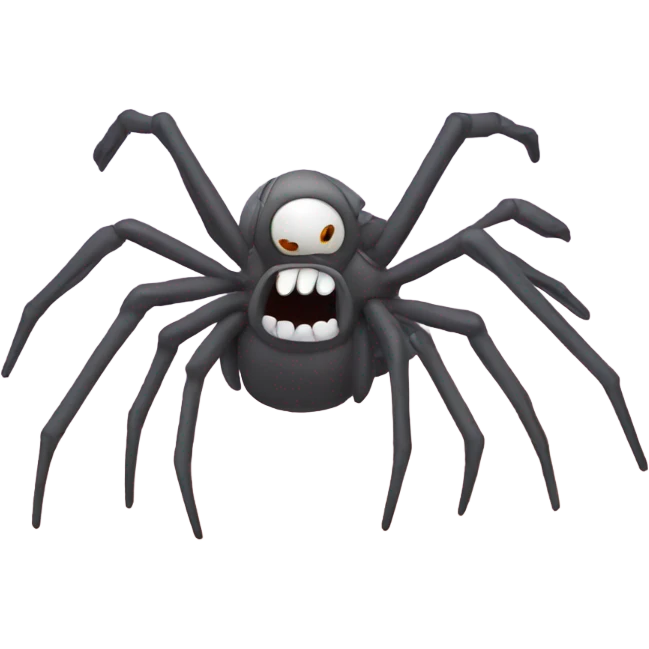 Idiot spider plane emoji