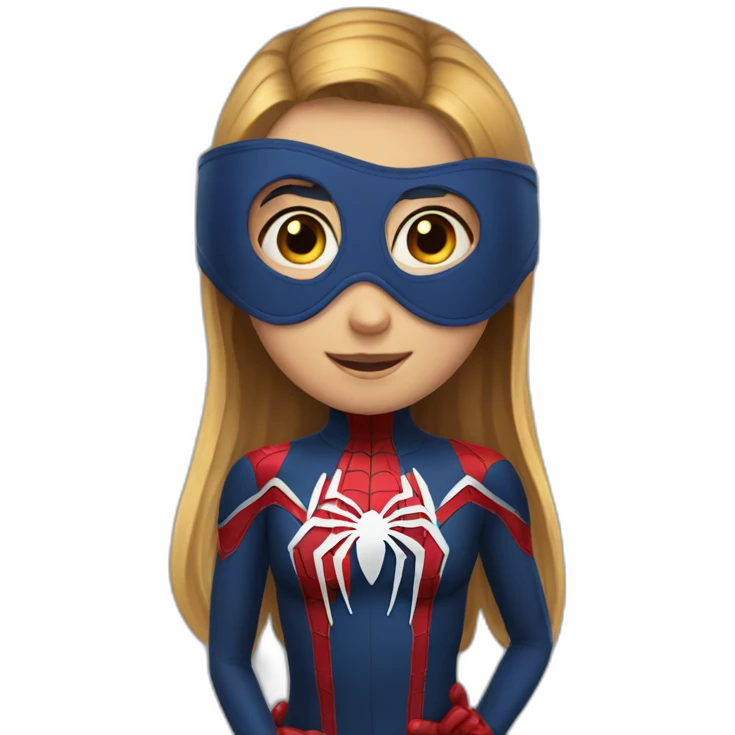 spidrman help girl emoji