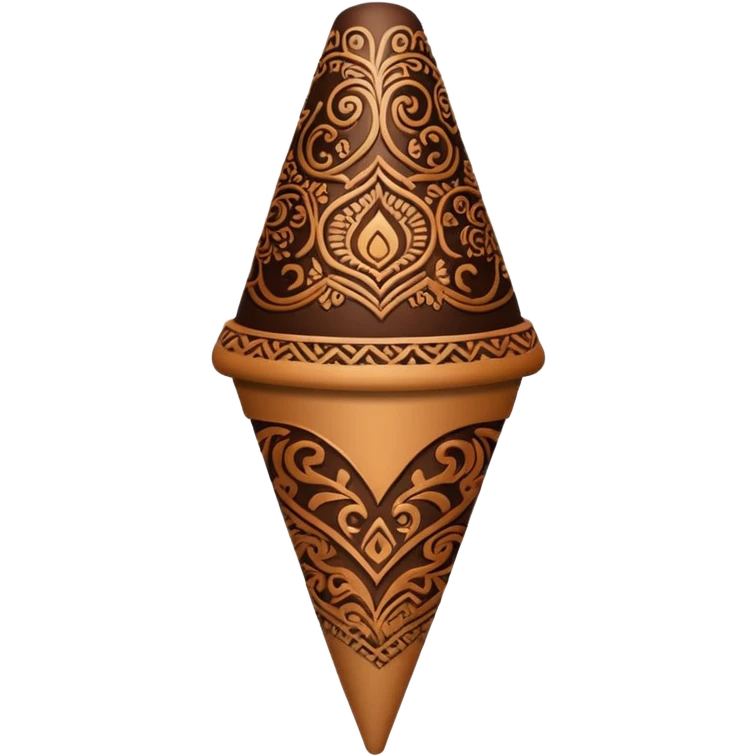 henna cone emoji