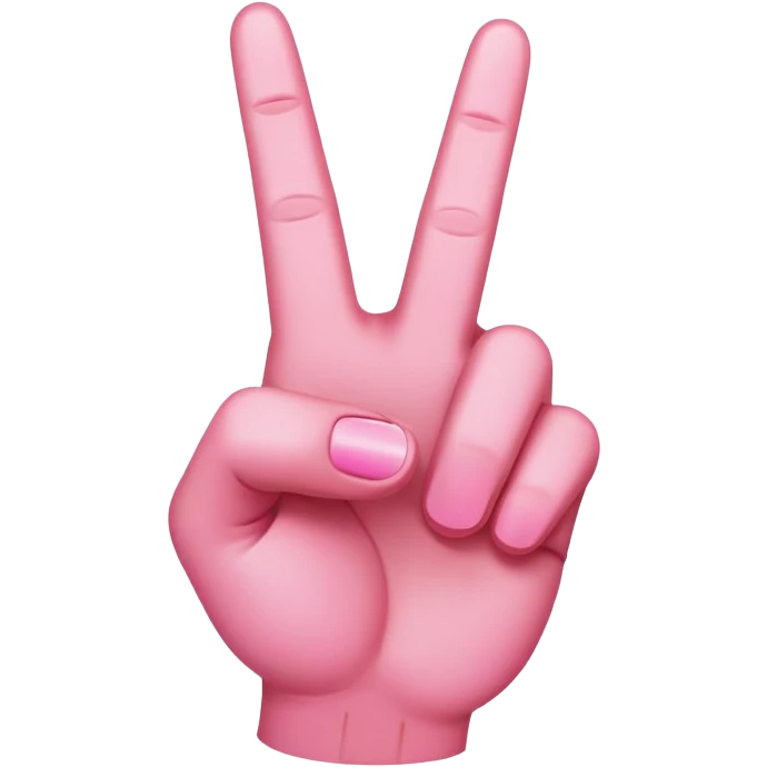 pink middle finger emoji