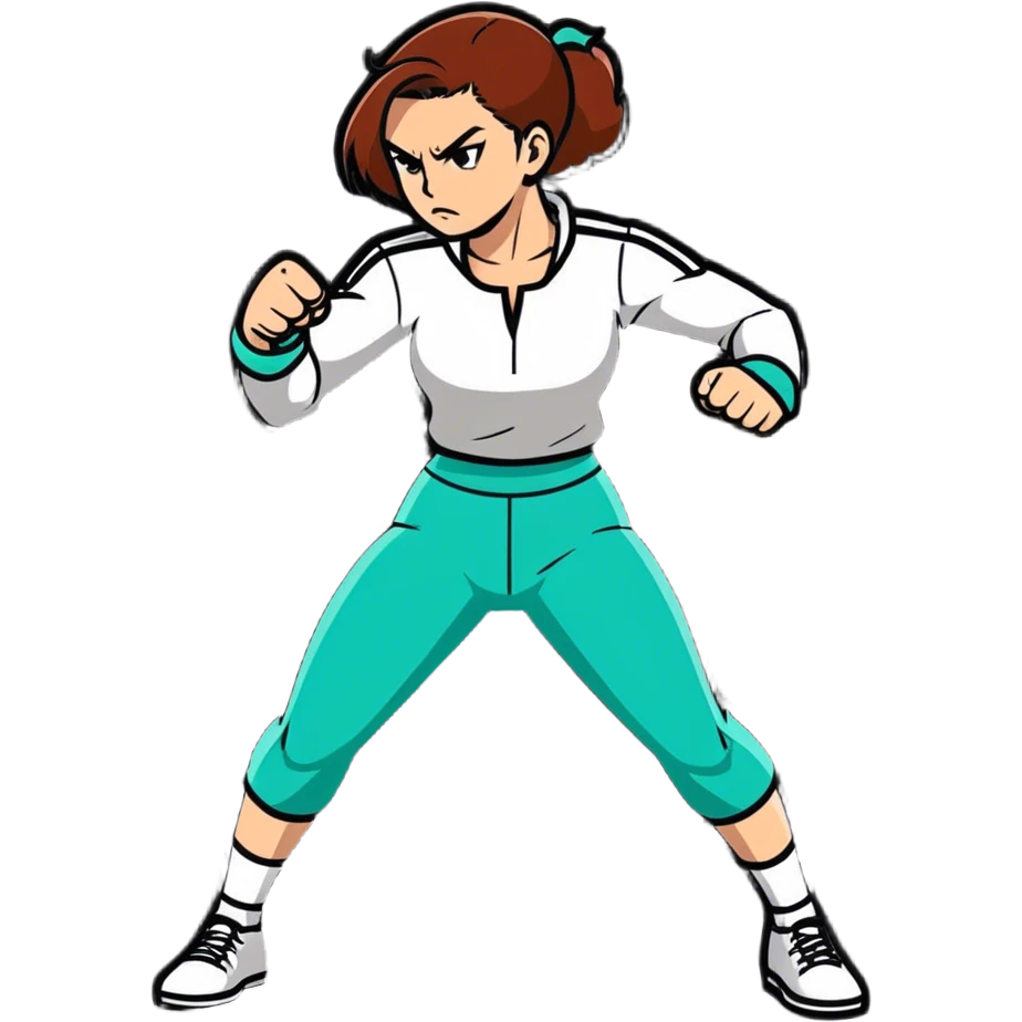 The woman who beats the man’s ass emoji