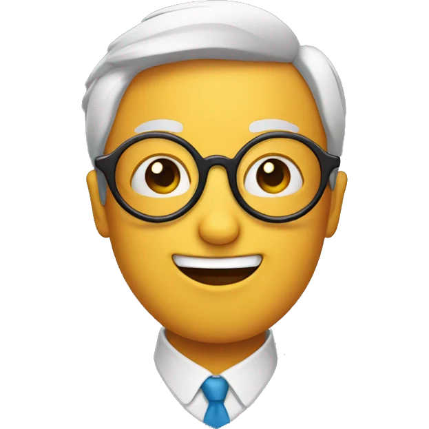 Heart face with glasses  emoji