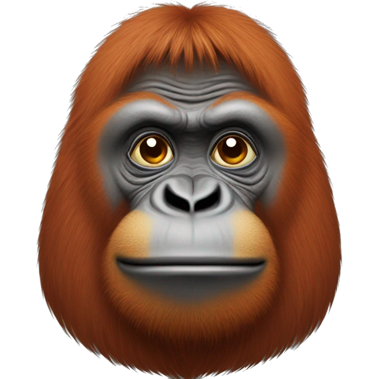 fat orangutan emoji