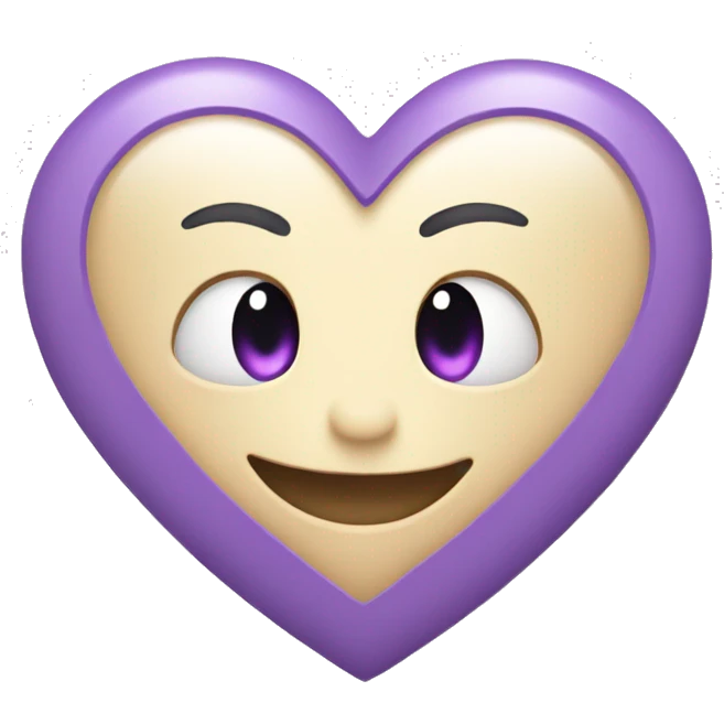 light purple heart emoji