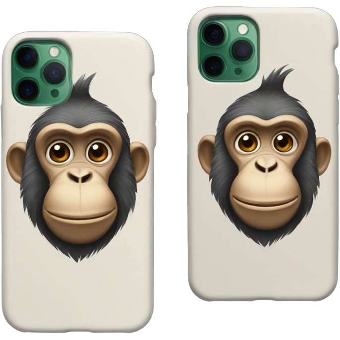 iPhone 15 Phone case with a monkey on it emoji