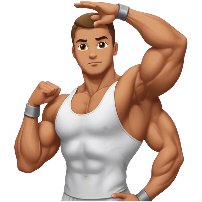 bodybuilder hamstring stretch emoji