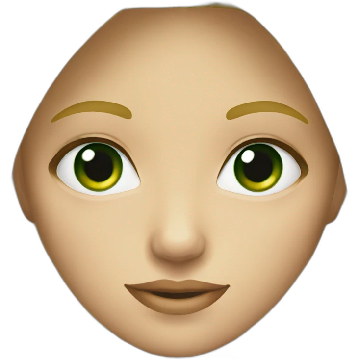 Fille blonde yeux vert emoji