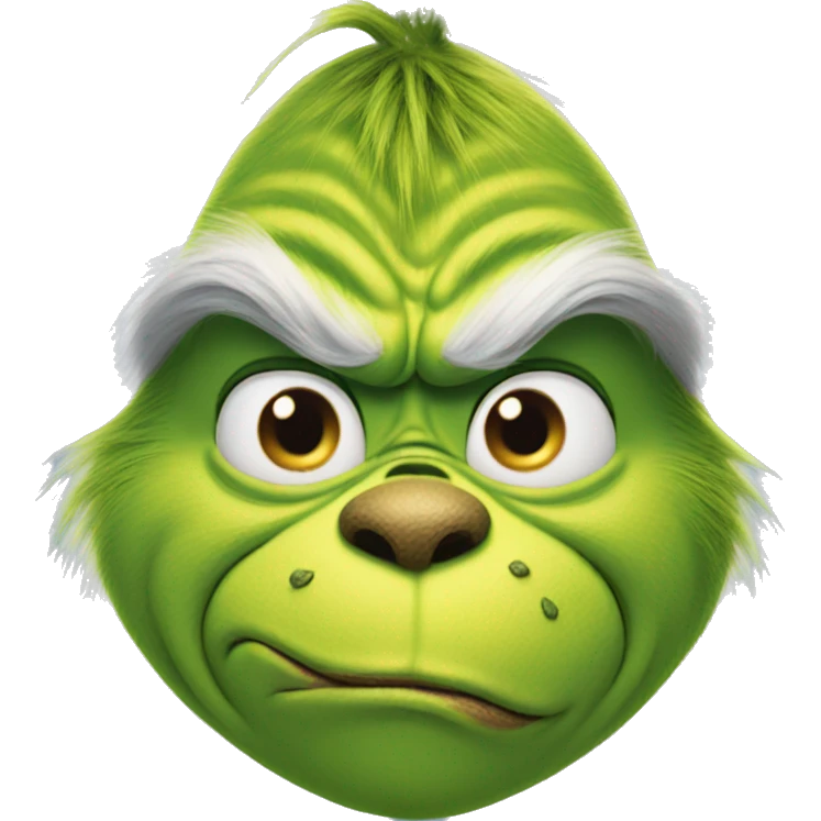 The grinch  emoji