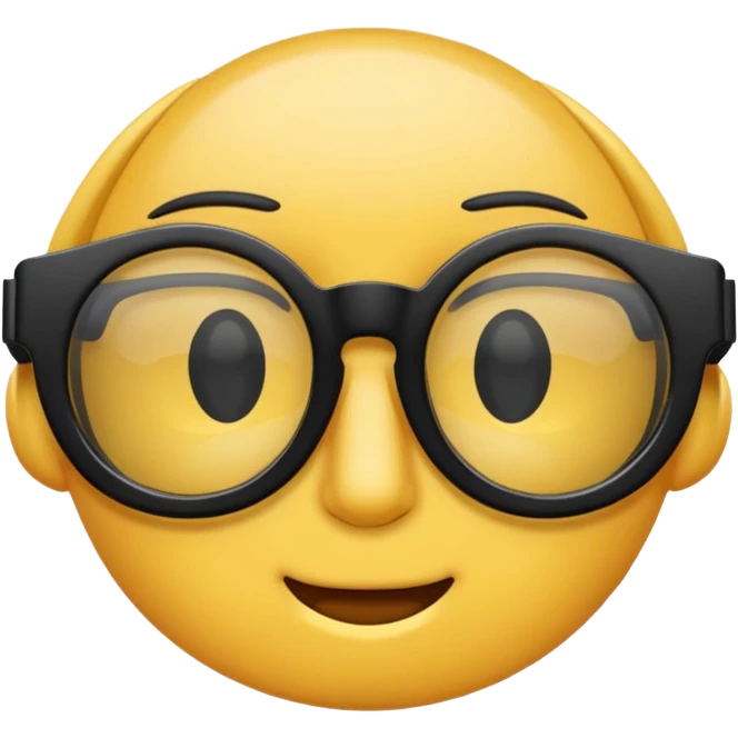 3D glasses emoji