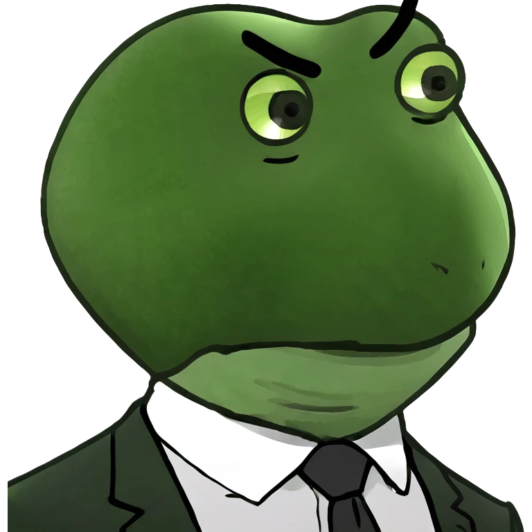 man in a black suit emoji