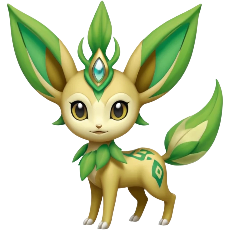 Meloetta-Celebi-Leafeon-Pokémon-Fakémon-creature emoji