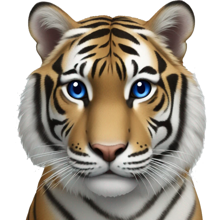 tigre bleu  emoji