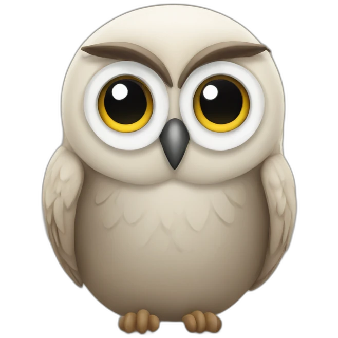 sad owl emoji