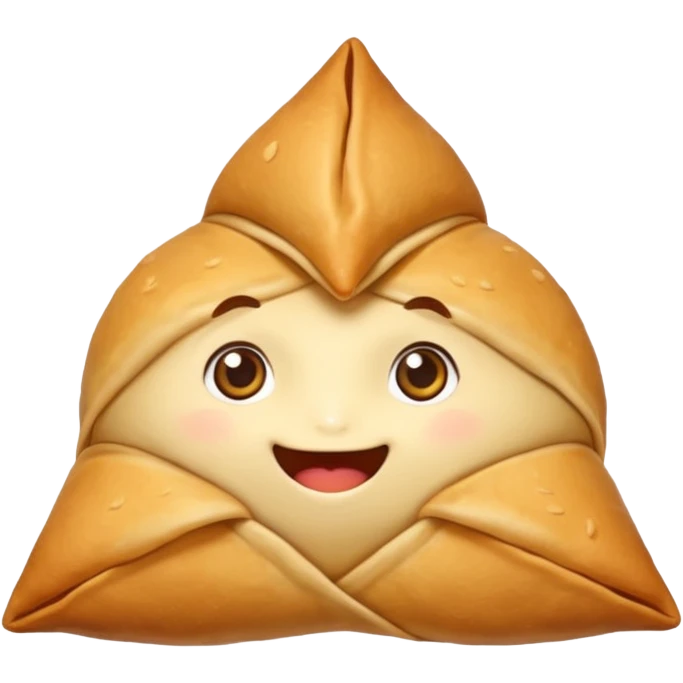 A cute samosa avatar emoji