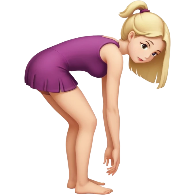 girl Bending over emoji