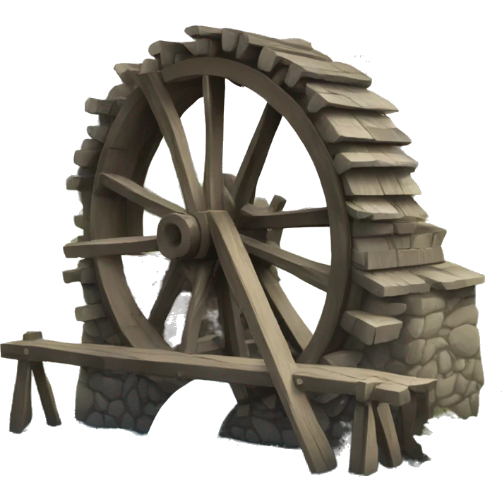 water mill wheel emoji