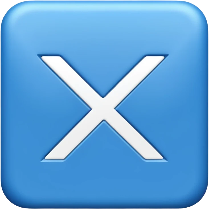 I want a blue square flipped 45 degrees and a white checkmark in it emoji