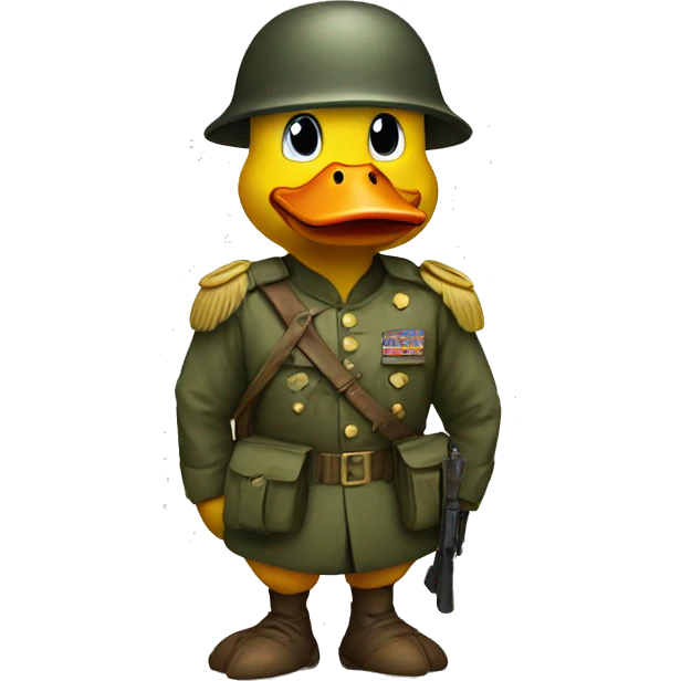 duck soldier emoji