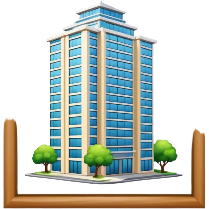 apartment tower emoji
