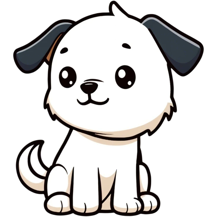 Dog￼ giving the side eye emoji