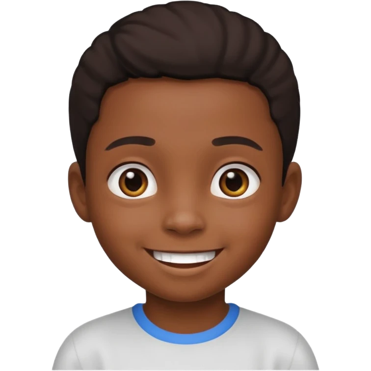 young black child emoji
