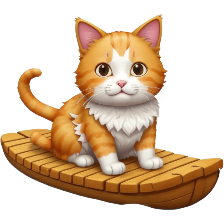cat rafting emoji