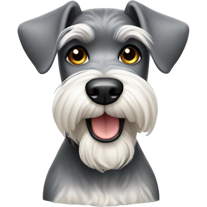 Miniature schnauzer emoji