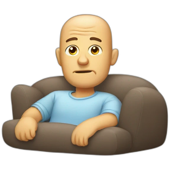Lazy Man emoji