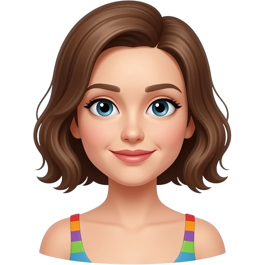 “person wearing rainbow pantyhose emoji