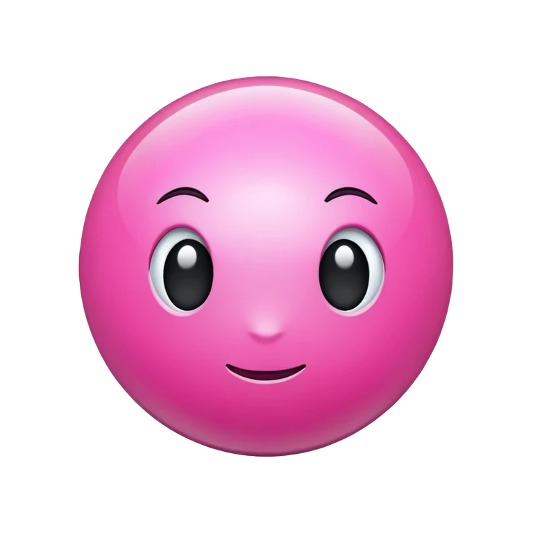 Pink emoji