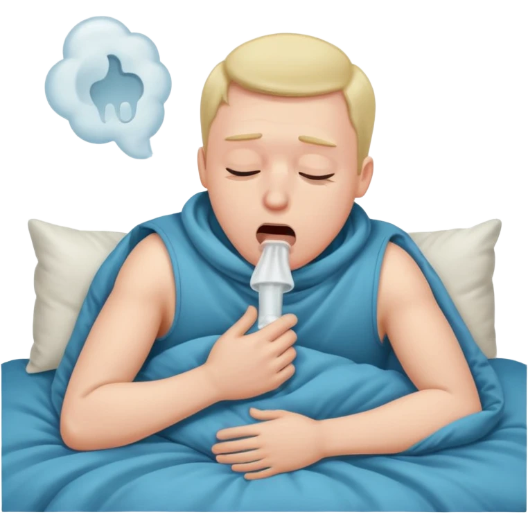 duvet couch men sick emoji