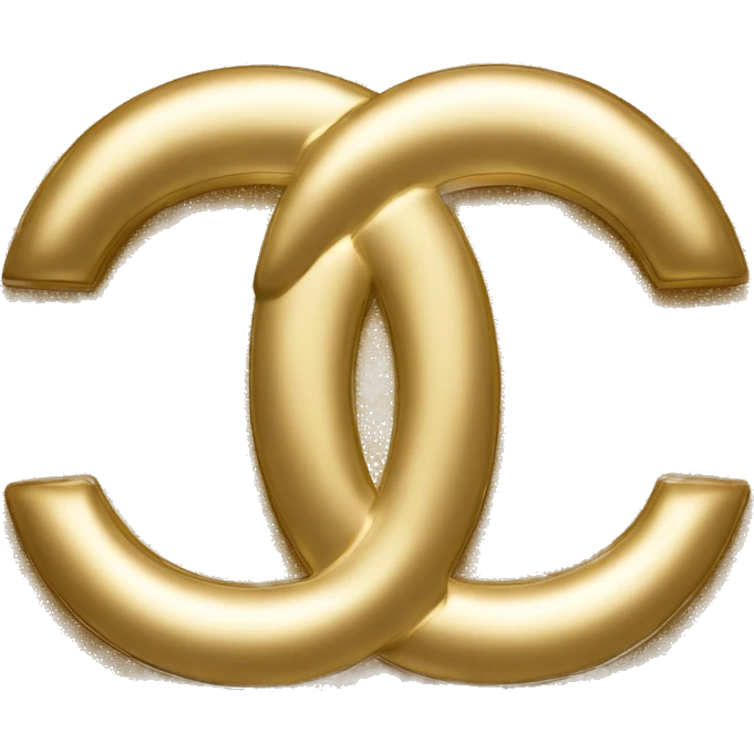 Chanel golden logo emoji