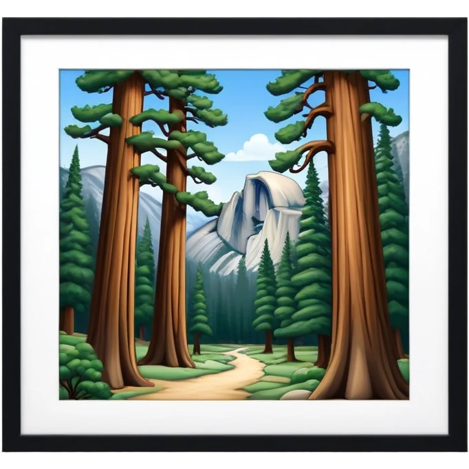 mariposa grove, yosemite emoji