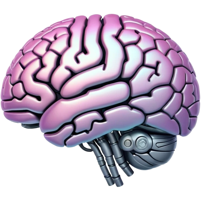 Glowing Cyborg-Nebula-Brain emoji